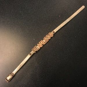 “Fearless” Rose Gold Bracelet